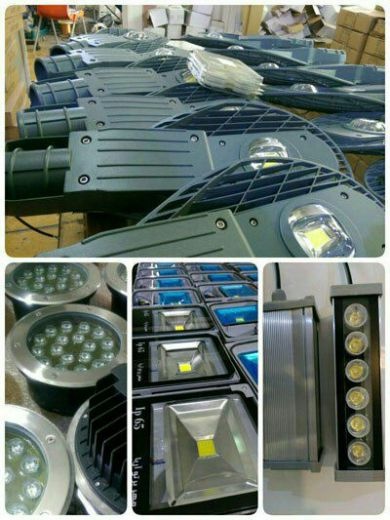 فروش چراغ و پروژکتورهای ال ای دی و اجرای نورپردازی